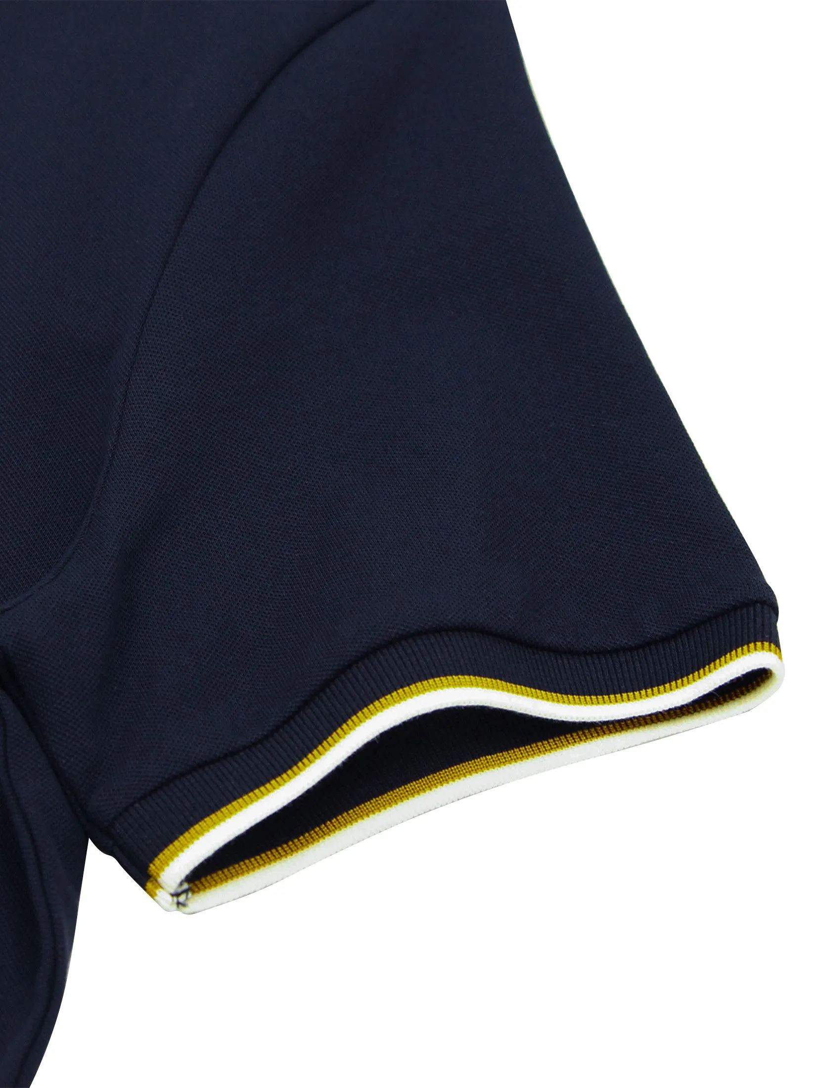 GIORDANO Men's Slim Embroidery Bold Polo (Signature) Navy GIORDANO Men's Slim Embroidery Bold Polo (Signature) Navy