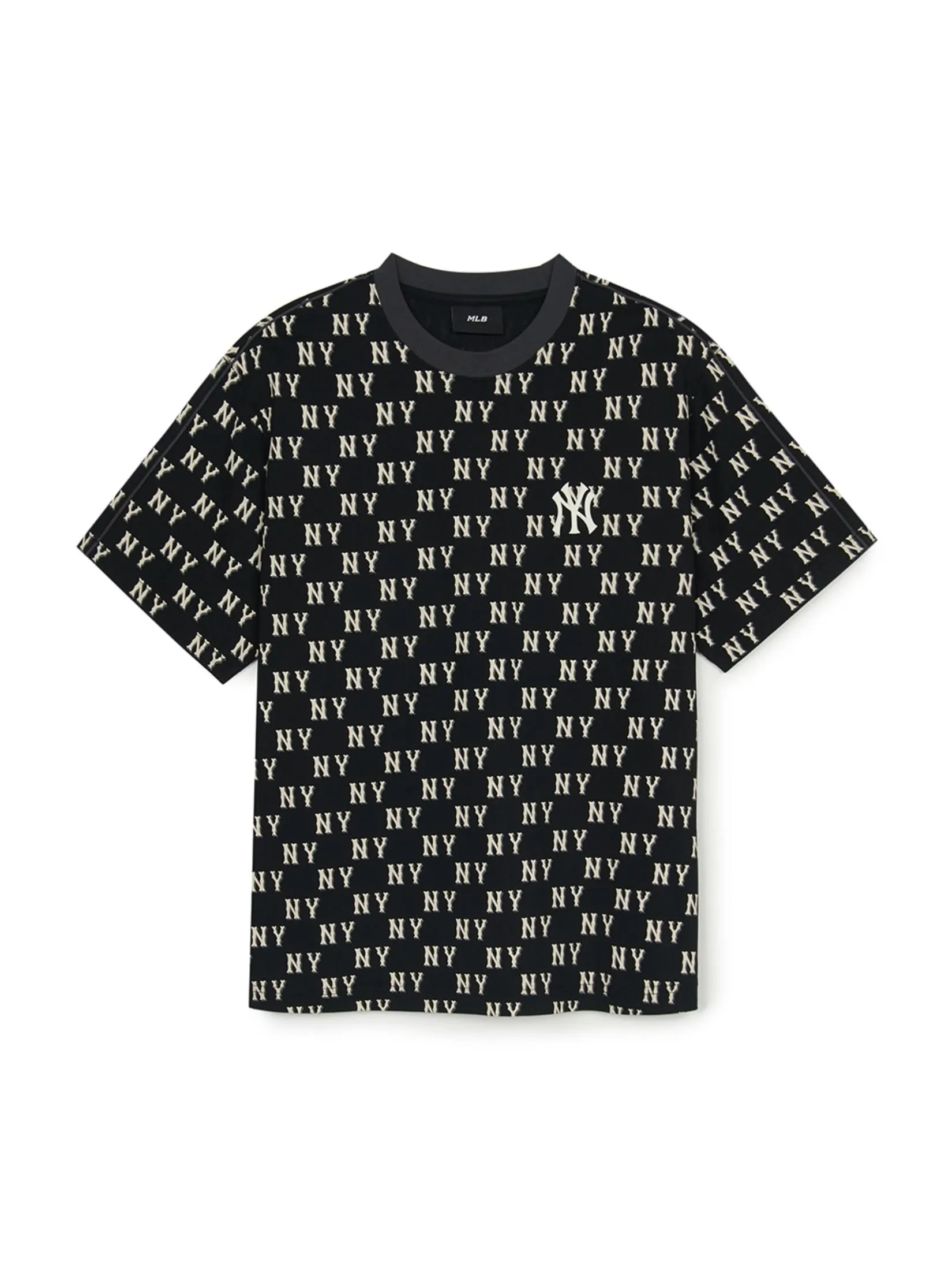 MLB Unisex Classic Monogram Sportive All-Over Print Oversized-Fit T-Shirt Model 3ATSM0553 50BKS Black MLB Unisex Classic Monogram Sportive All-Over Print Oversized-Fit T-Shirt Model 3ATSM0553 50BKS Black