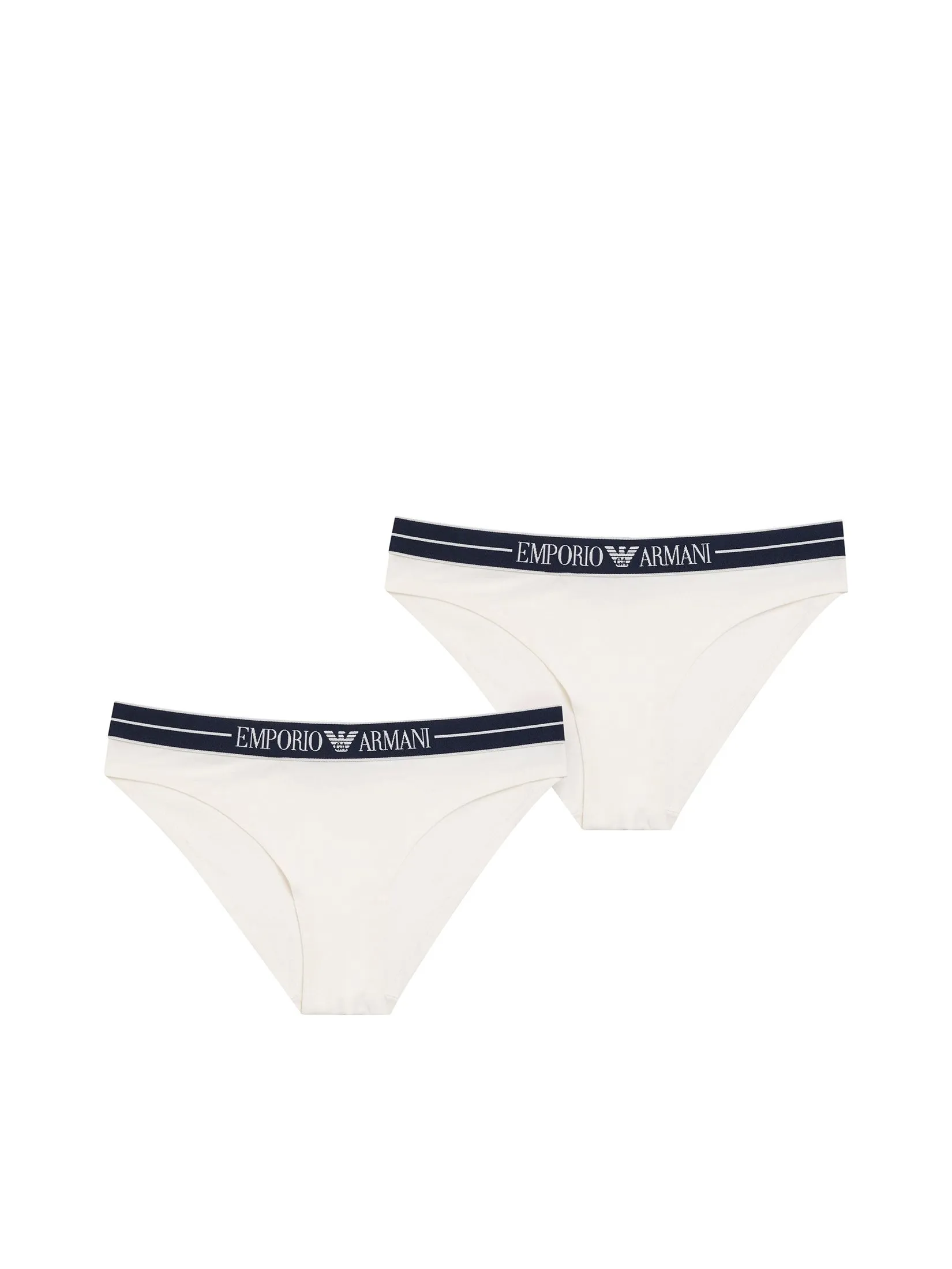 EMPORIO ARMANI Women Brief FW25 M0032 Pack 2 Pcs. White EMPORIO ARMANI Women Brief FW25 M0032 Pack 2 Pcs. White
