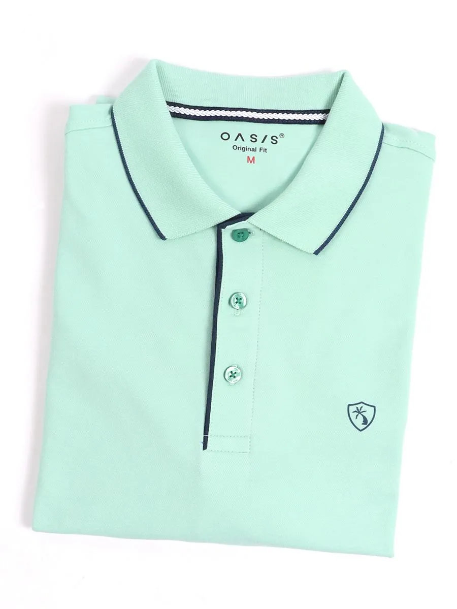 OASIS Men's short sleeve polo shirt Green OASIS Men's short sleeve polo shirt Green
