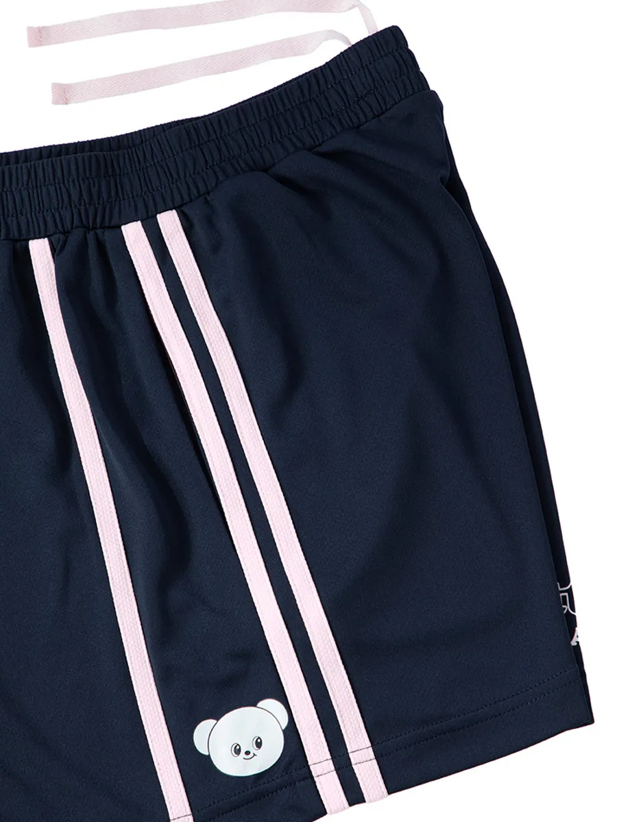 SABINA Butterbear x Sabina Unisex Sport Shorts - Dark Blue SABINA Butterbear x Sabina Unisex Sport Shorts - Dark Blue