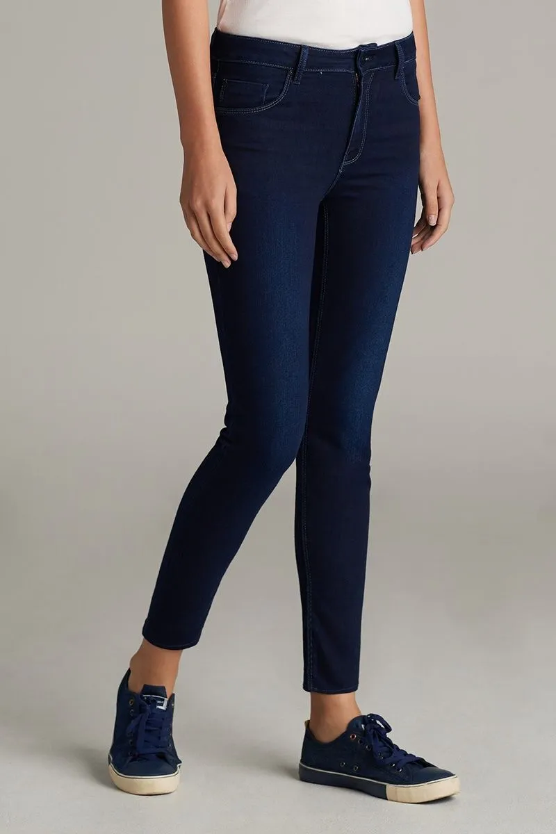 MC JEANS Women's Jeans Navy Blue MASP153 MC JEANS Women's Jeans Navy Blue MASP153