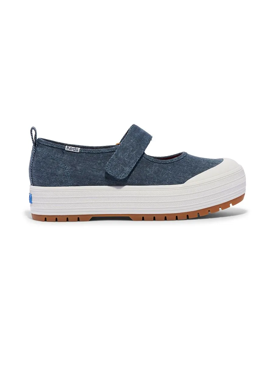 KEDS Women Mary Jane Denim Blue KEDS Women Mary Jane Denim Blue