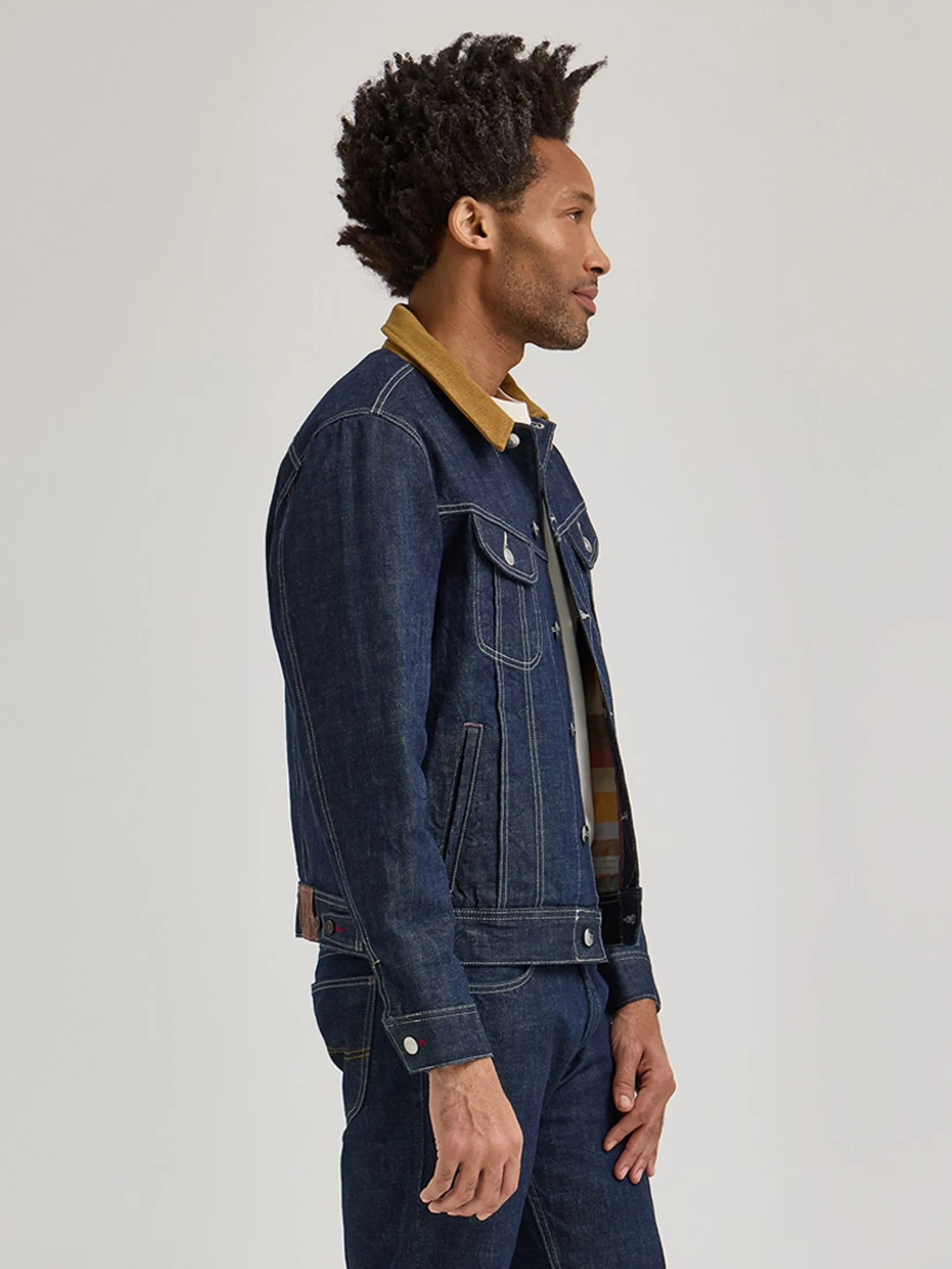 LEE Men's Denim Jacket Lee + Paul Smith Collection Regular Fit Dark Indigo LEE Men's Denim Jacket Lee + Paul Smith Collection Regular Fit Dark Indigo