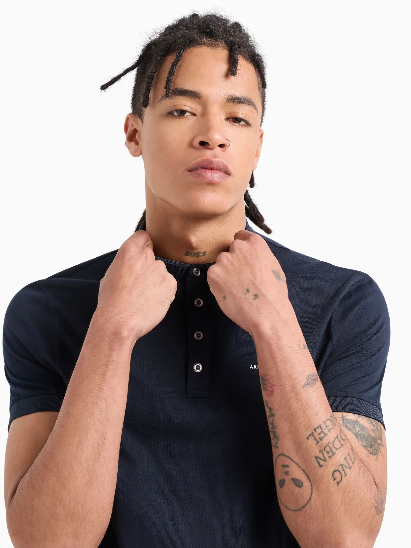 ARMANI EXCHANGE Polo Men 8NZF80-Z8H4Z-1510 Navy Blue ARMANI EXCHANGE Polo Men 8NZF80-Z8H4Z-1510 Navy Blue