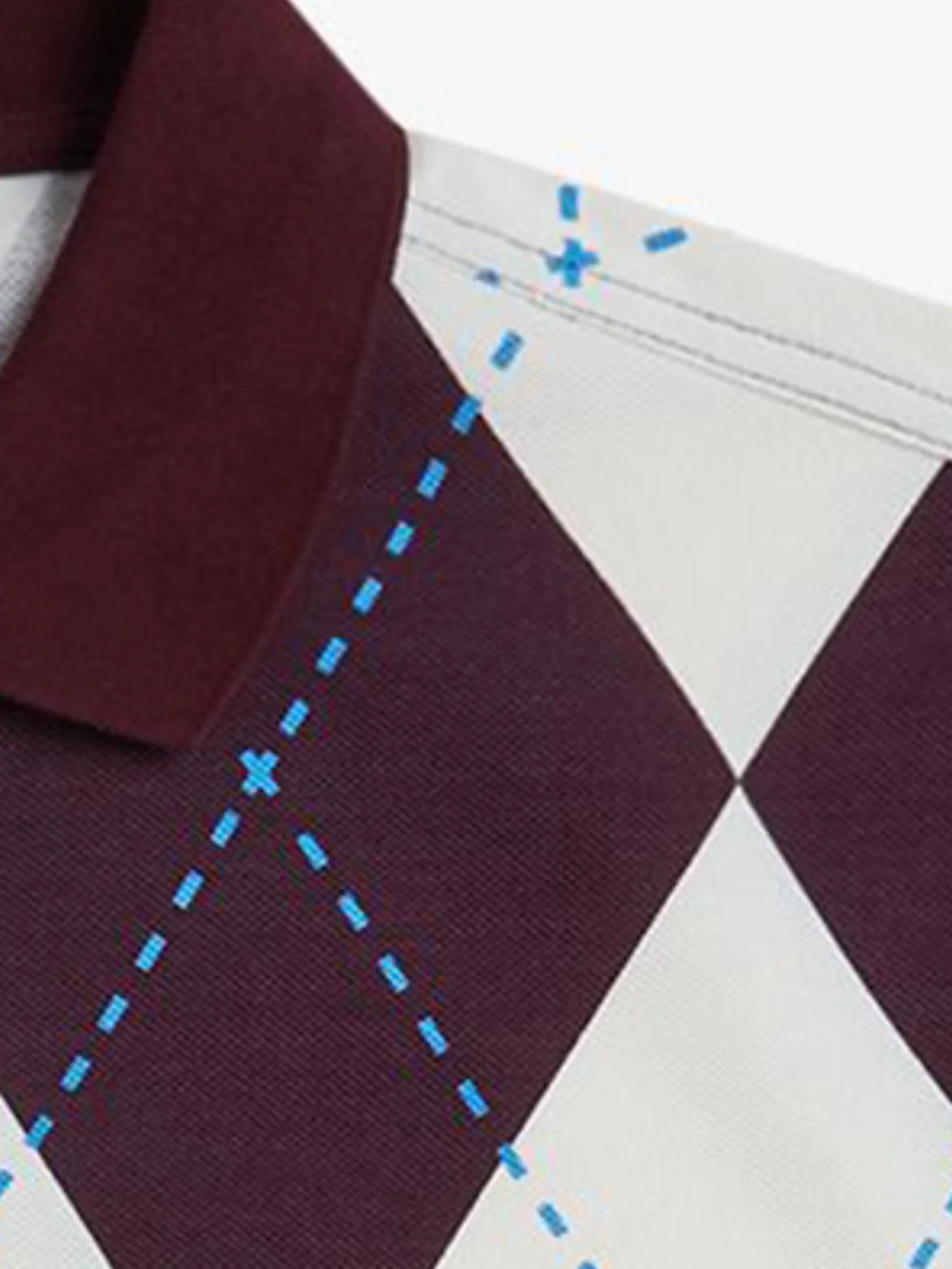 Fred Perry Men ARGYLE PRINT POLO SHIRT        Multicolor Fred Perry Men ARGYLE PRINT POLO SHIRT        Multicolor