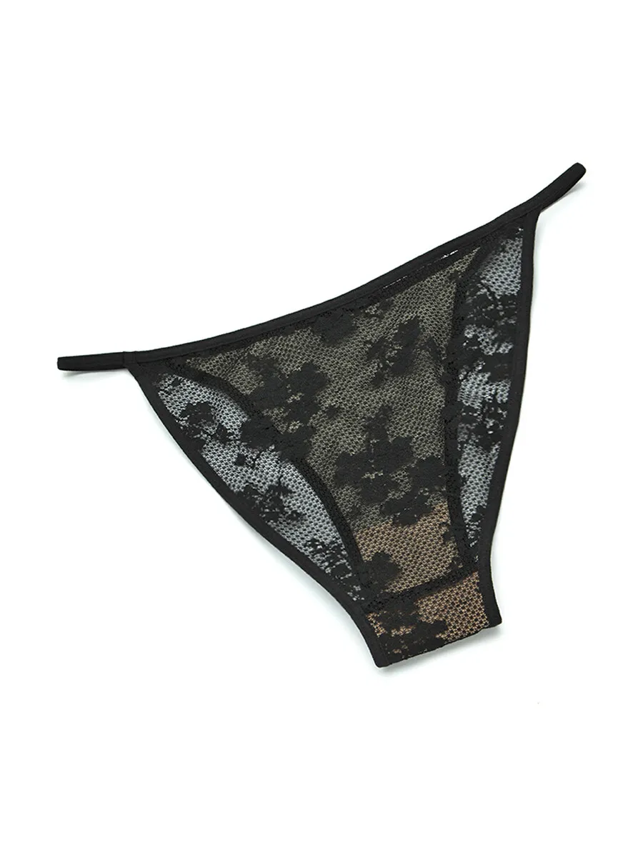 SABINA Panty Bikini Woman Basic Lace A/W 24 - Black SABINA Panty Bikini Woman Basic Lace A/W 24 - Black