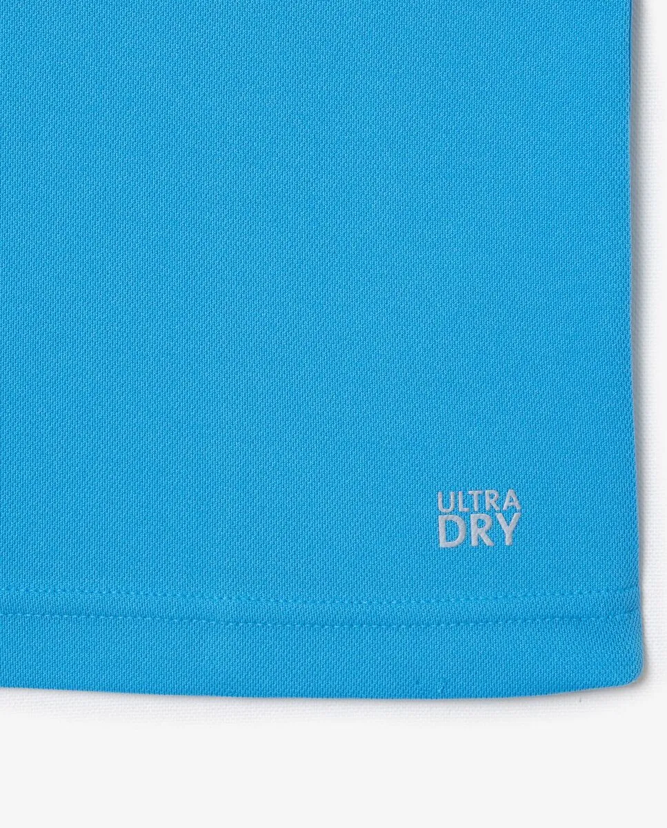 LACOSTE Regular Fit Ultra Dry Piqu  Tennis Polo Shirt Blue LACOSTE Regular Fit Ultra Dry Piqu  Tennis Polo Shirt Blue