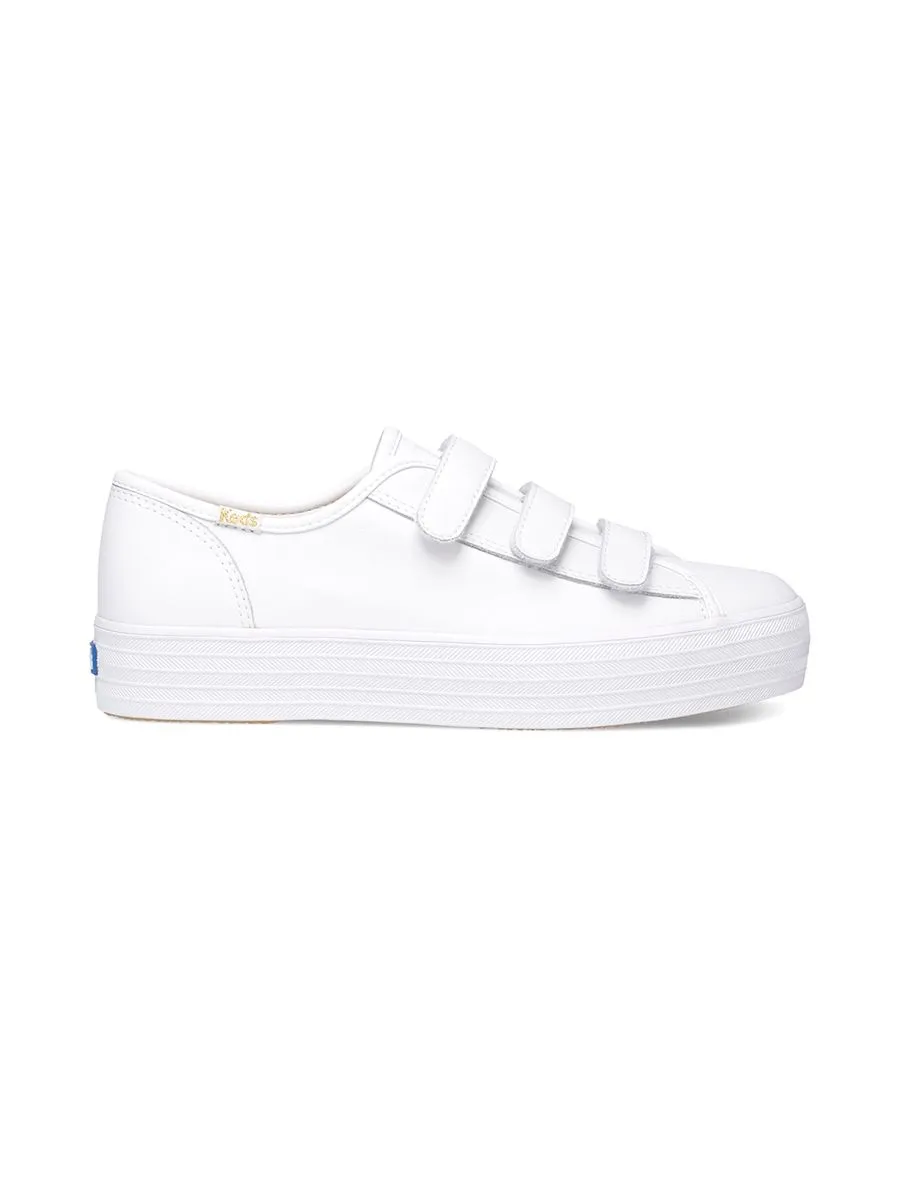 KEDS Women Triple Kick V Leather White KEDS Women Triple Kick V Leather White