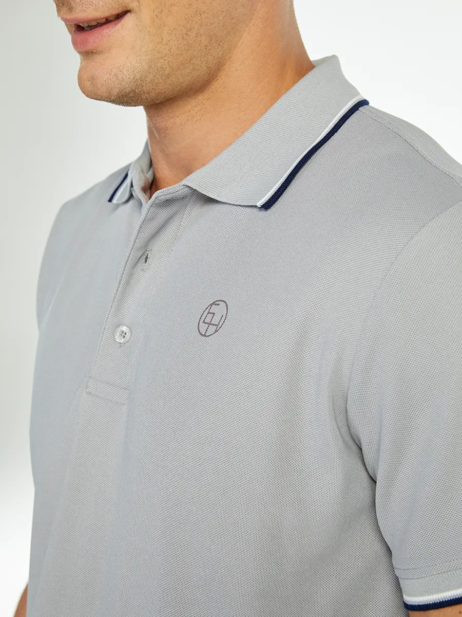 ELLE HOMME Men POLO SHIRT W8K903GY - GREY ELLE HOMME Men POLO SHIRT W8K903GY - GREY