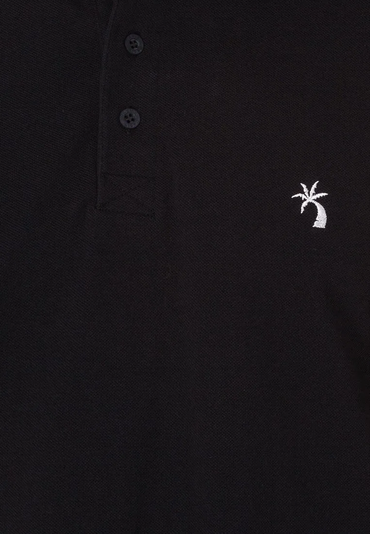 OASIS Black Maglorix Tree Logo Design Polo OASIS Black Maglorix Tree Logo Design Polo