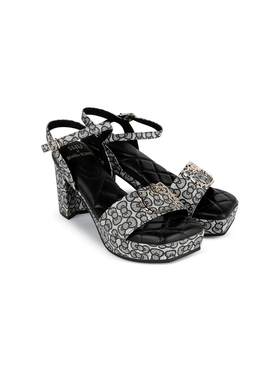 SHU WOMEN  l HELLO KITTY PALETTE SOFT 3" PLATFORM - BLACK SHU WOMEN  l HELLO KITTY PALETTE SOFT 3" PLATFORM - BLACK