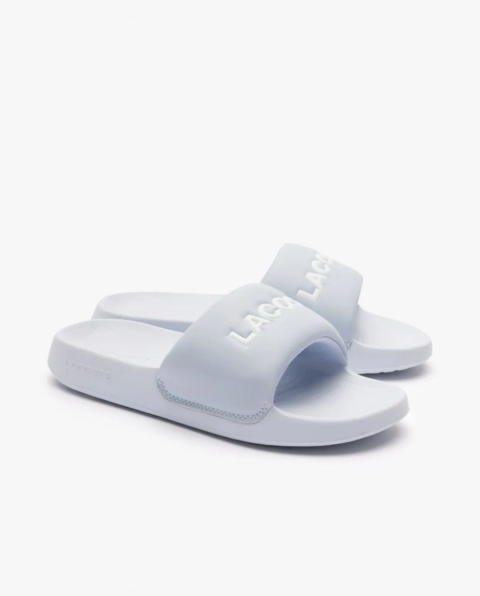 LACOSTE Light Blue Women’s Serve Slide 1.0 Fabric LACOSTE Light Blue Women’s Serve Slide 1.0 Fabric