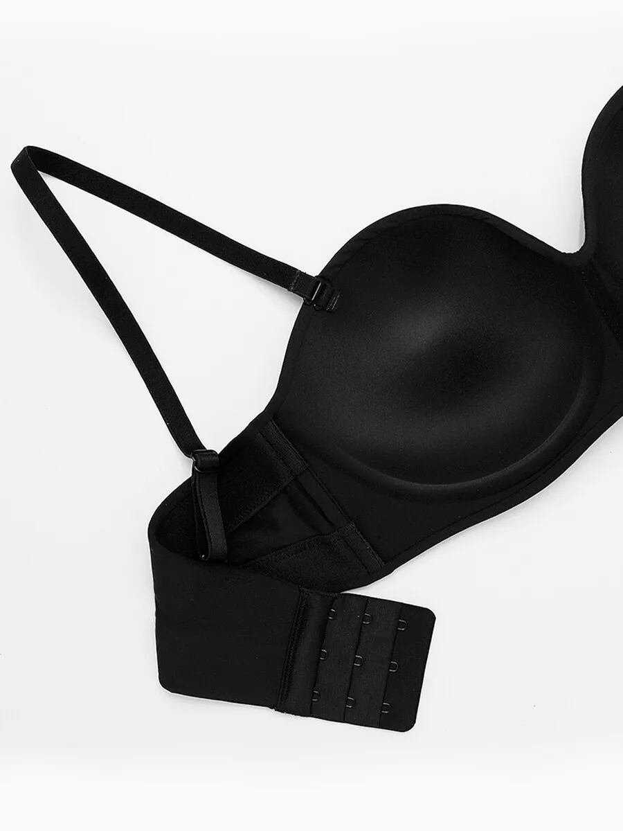 SABINA Soft Doomm Women Wireless Strapless Bra - Black