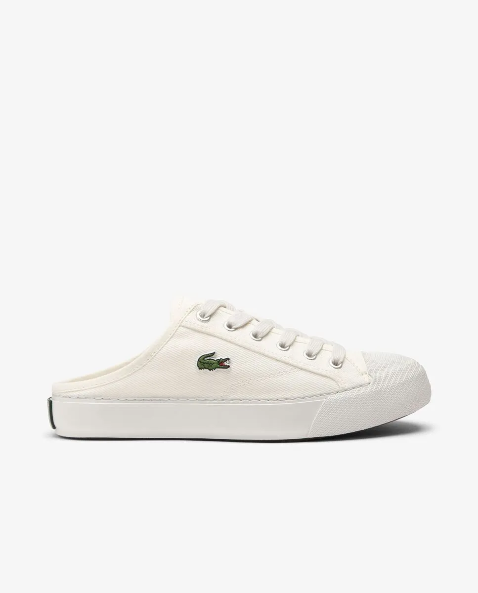 LACOSTE Women’s Backcourt Mules White LACOSTE Women’s Backcourt Mules White