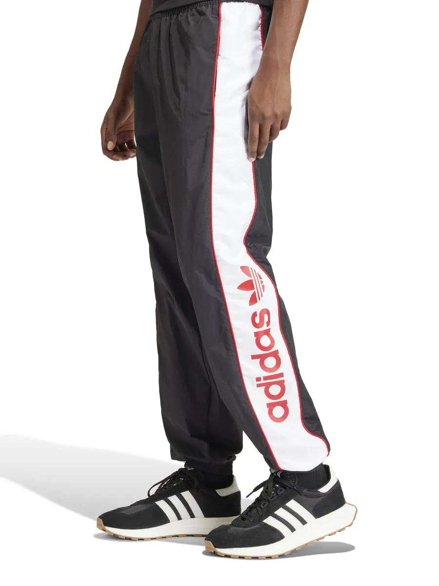 ADIDAS Men Track Straight Pants Panel Black ADIDAS Men Track Straight Pants Panel Black