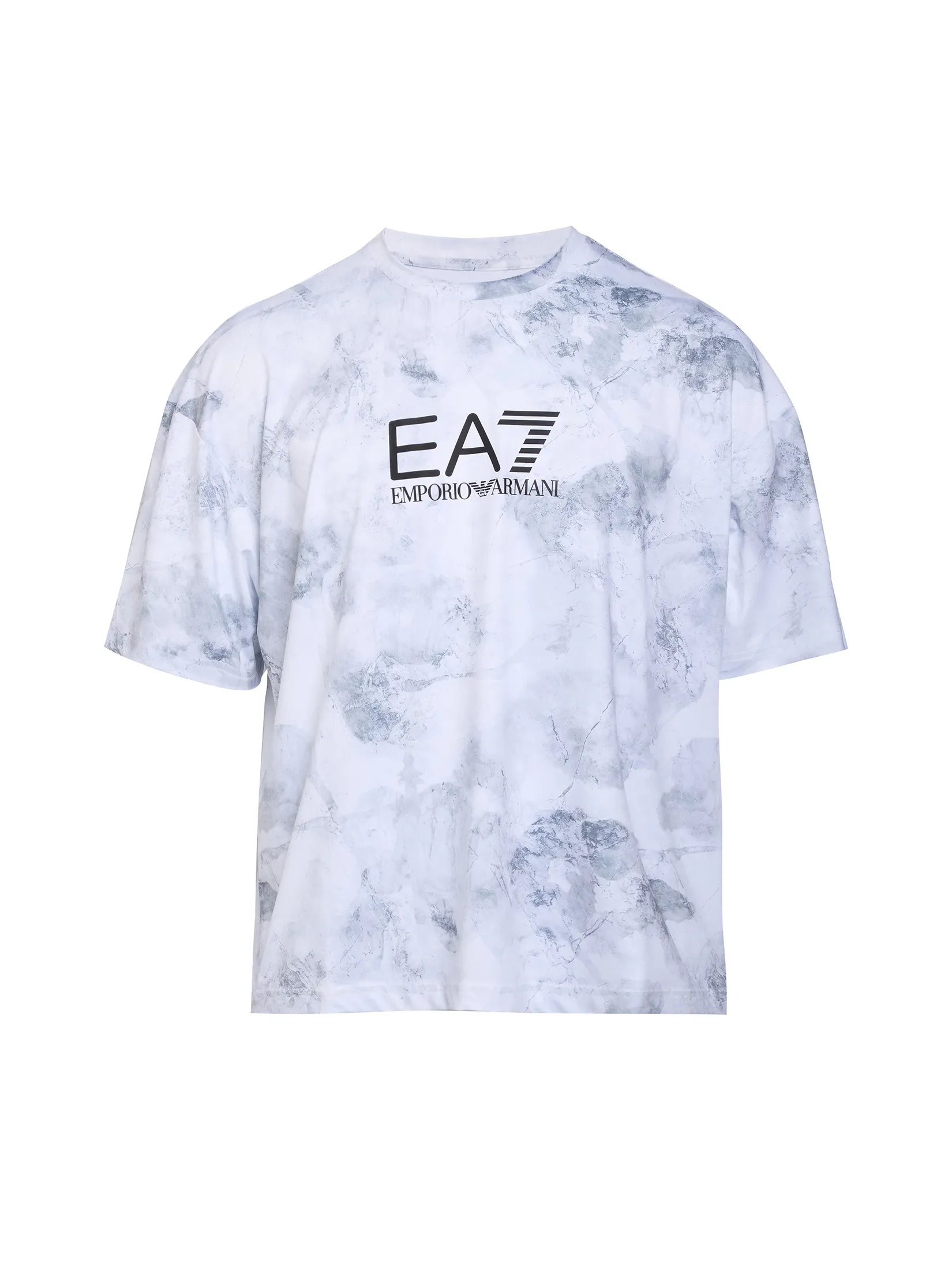 EA7 Men T-Shirt Short Sleeves SS25 Fancy Star White EA7 Men T-Shirt Short Sleeves SS25 Fancy Star White