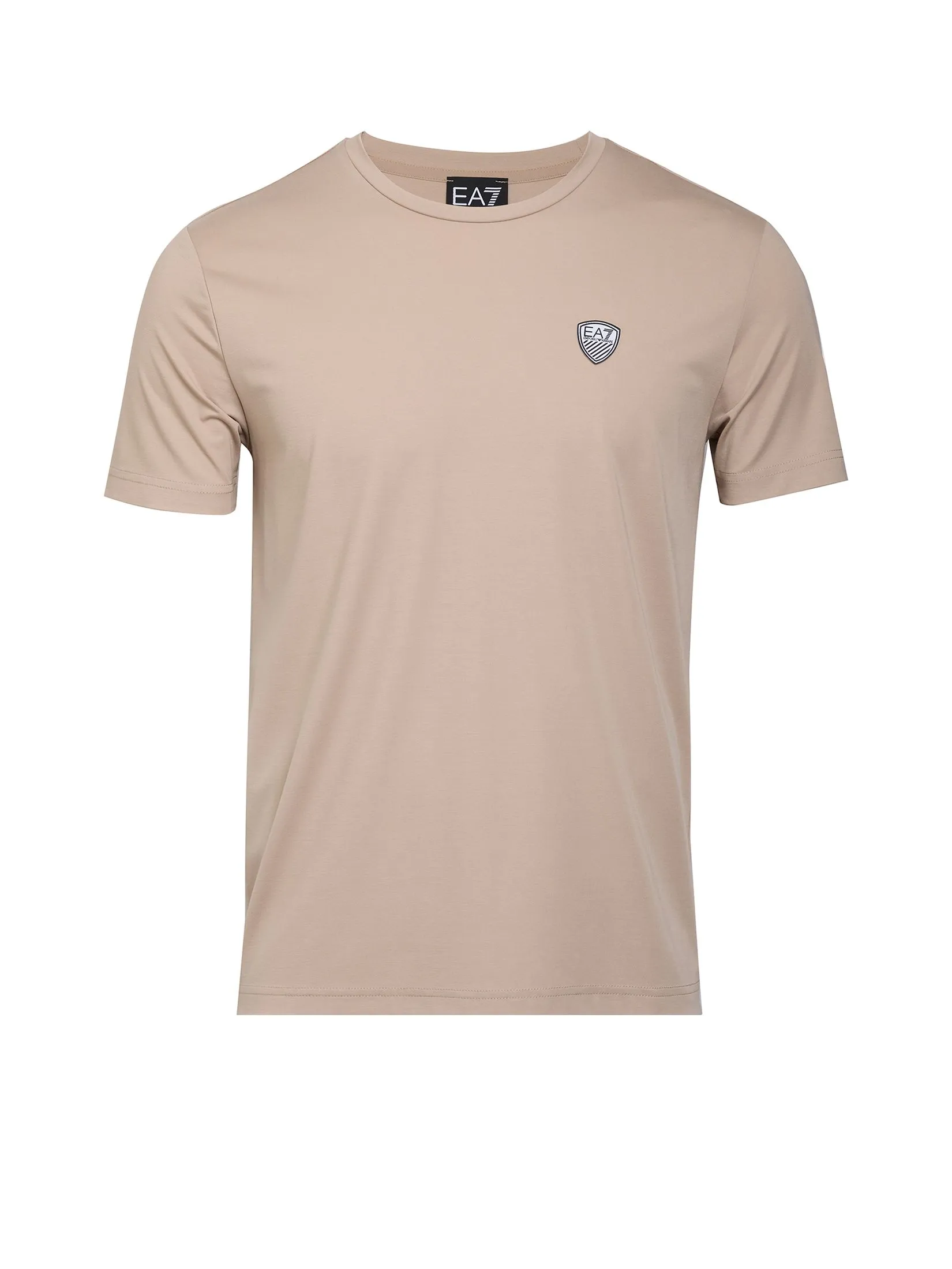 EA7 Men T-Shirt Short Sleeves SS25 Cobblestone EA7 Men T-Shirt Short Sleeves SS25 Cobblestone
