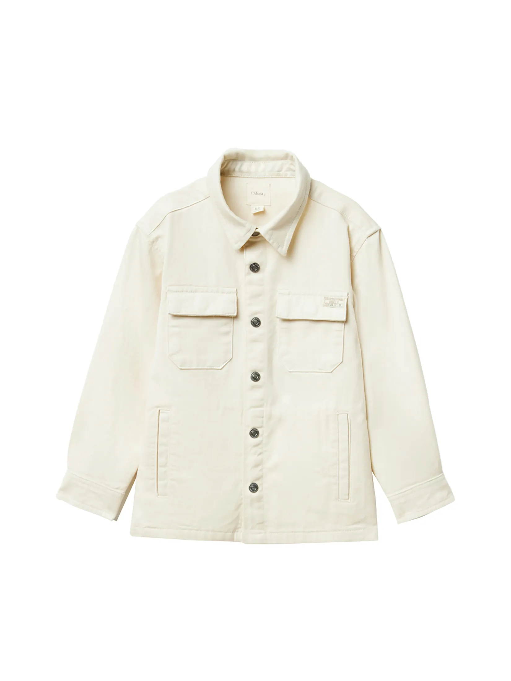SFERA KIDS Boy Jacket Plain Overshirt Beige SFERA KIDS Boy Jacket Plain Overshirt Beige