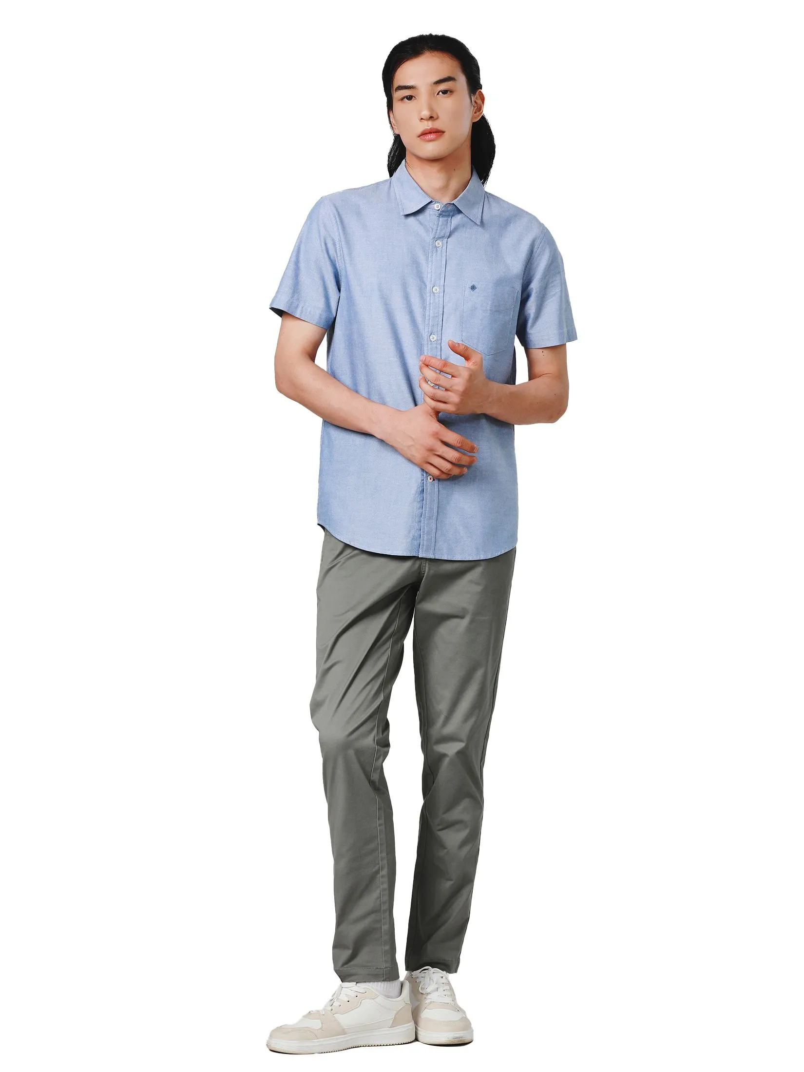 JOHN HENRY Men's Pants (Slim Fit) ESSENTIALS Grey JOHN HENRY Men's Pants (Slim Fit) ESSENTIALS Grey