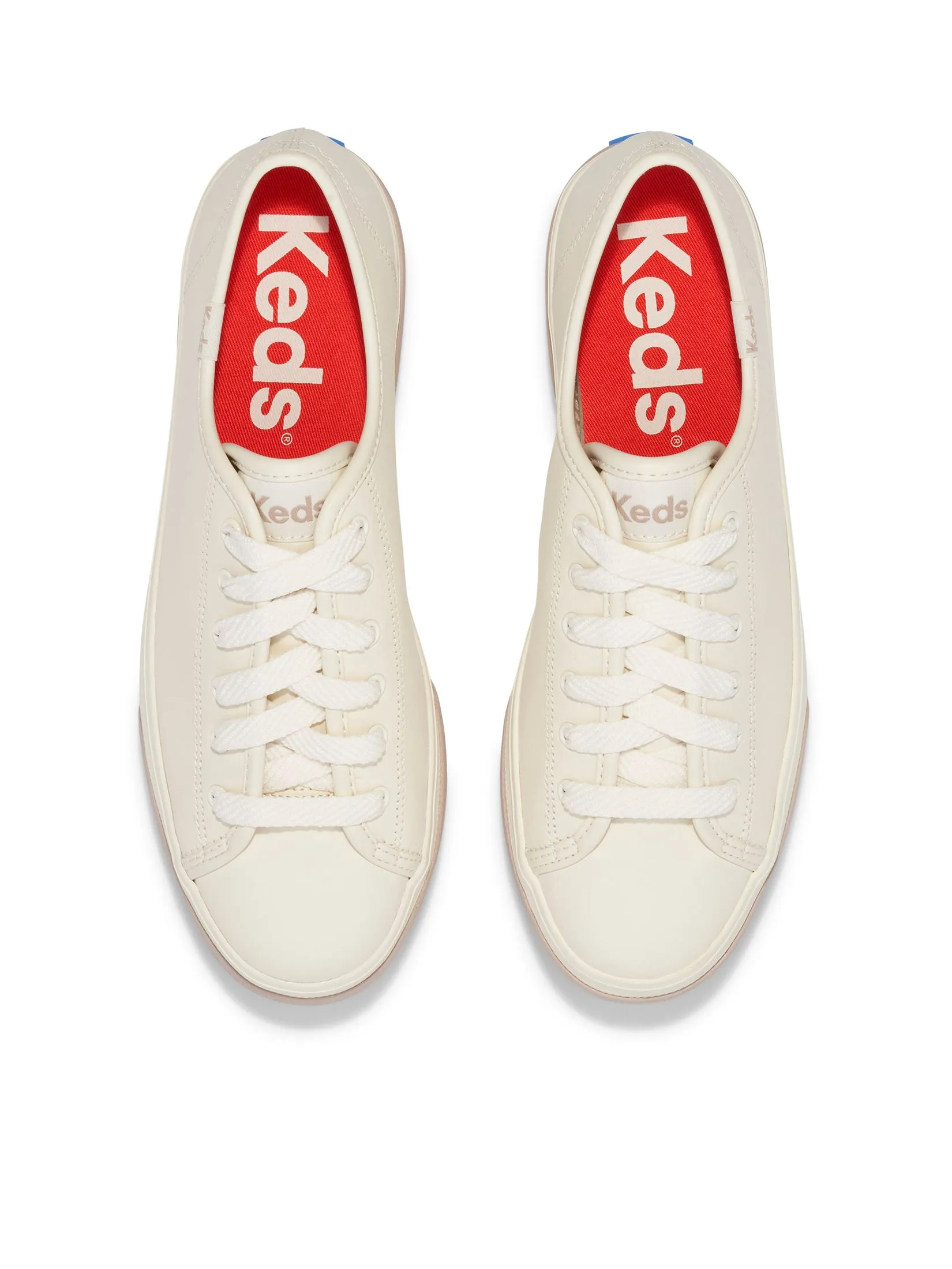 KEDS Women Triple Up Leather Bump Foxing Stripe Brown KEDS Women Triple Up Leather Bump Foxing Stripe Brown