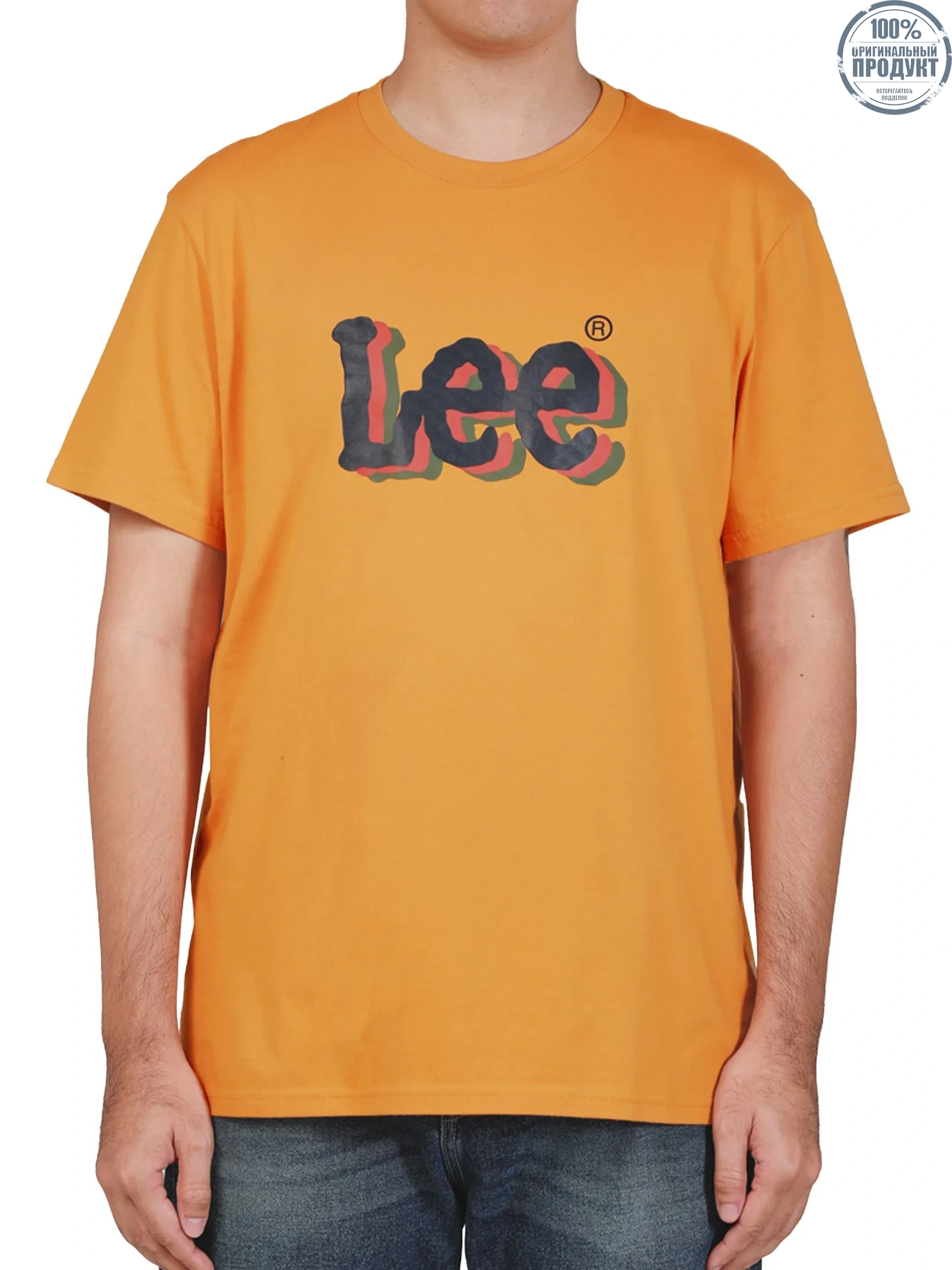 LEE Men's Tee Short Sleeve Regular Fit Yellow LEE Men's Tee Short Sleeve Regular Fit Yellow