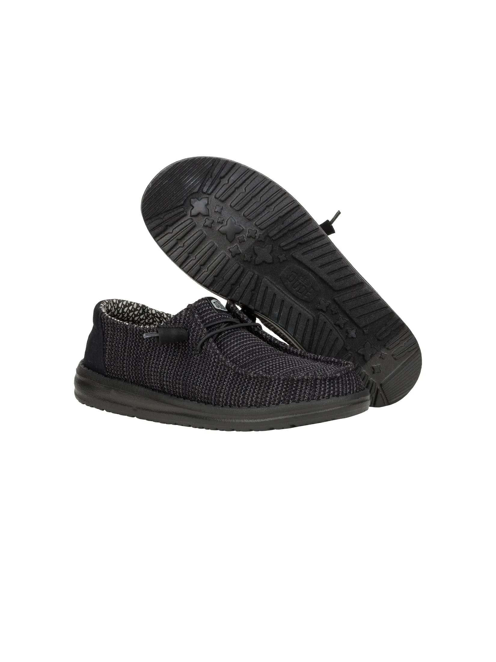 HEYDUDE WENDY STRETCH SOX  - BLACK/BLACK HEYDUDE WENDY STRETCH SOX  - BLACK/BLACK
