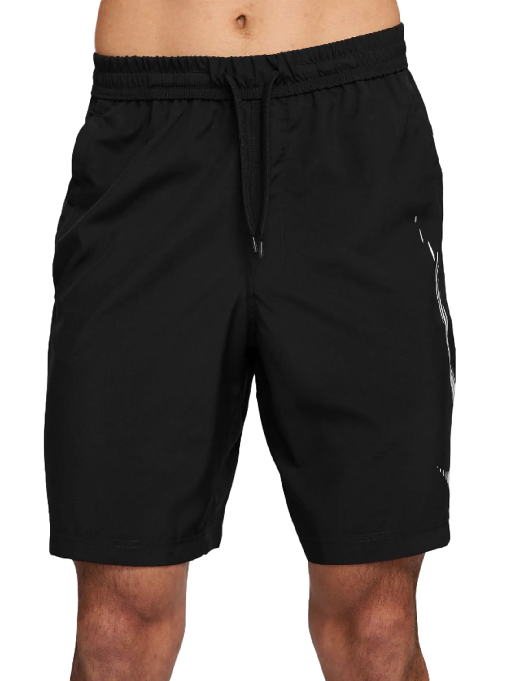 NIKE Men Shorts Form Dri-Fit 9" Black/White NIKE Men Shorts Form Dri-Fit 9" Black/White