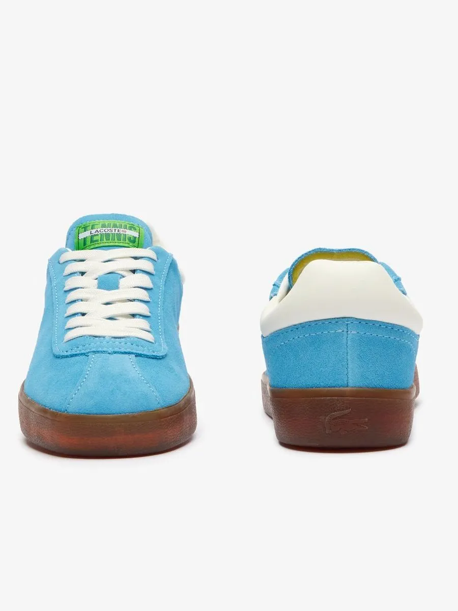LACOSTE Blue Women’s Baseshot Suede Trainers LACOSTE Blue Women’s Baseshot Suede Trainers