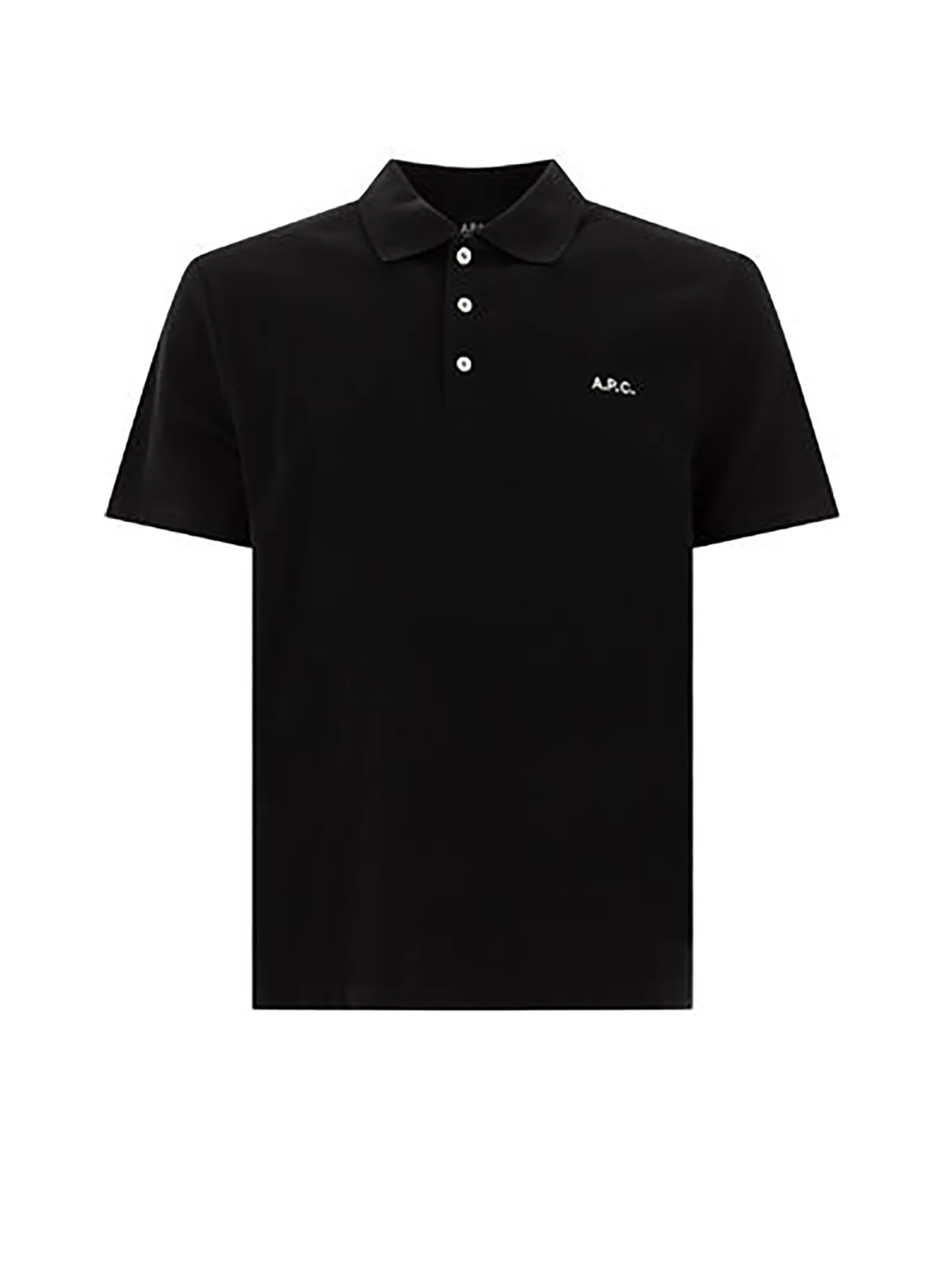 A.P.C. Men Polo STD SS25 2XL Noir A.P.C. Men Polo STD SS25 2XL Noir