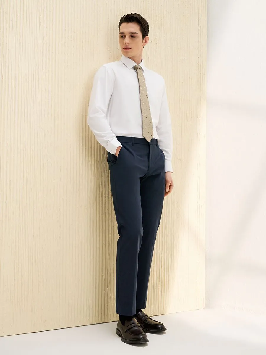 G2000 Men Clothing Silky Touch Stretch Shirt Smart Fit - White G2000 Men Clothing Silky Touch Stretch Shirt Smart Fit - White