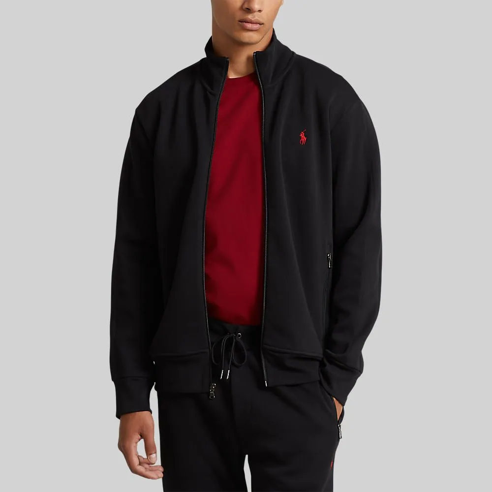 POLO RALPH LAUREN JACKET-Double-Knit Track Jacket MNPOKNI16822526 001 BLACK POLO RALPH LAUREN JACKET-Double-Knit Track Jacket MNPOKNI16822526 001 BLACK