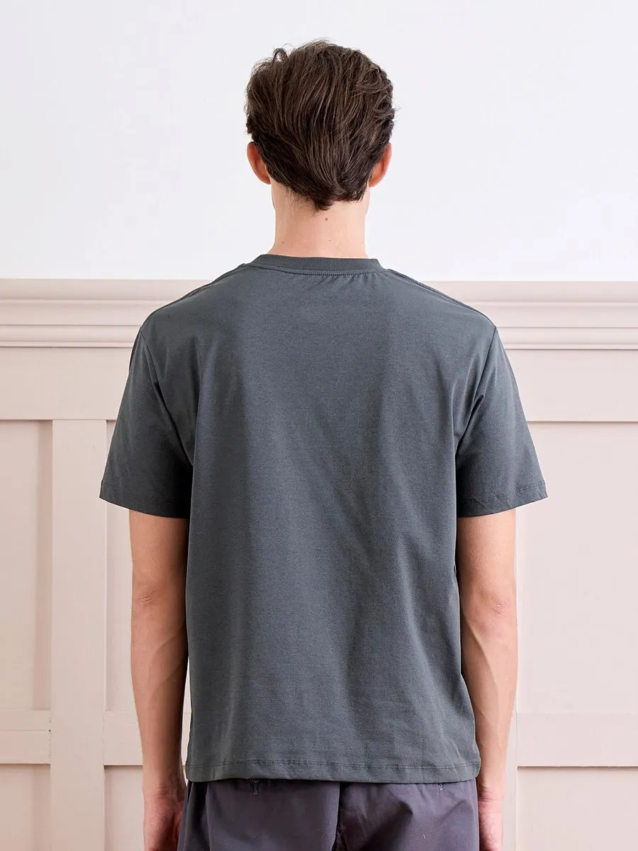 OASIS Men's short sleeve T-shirt Dark Grey OASIS Men's short sleeve T-shirt Dark Grey