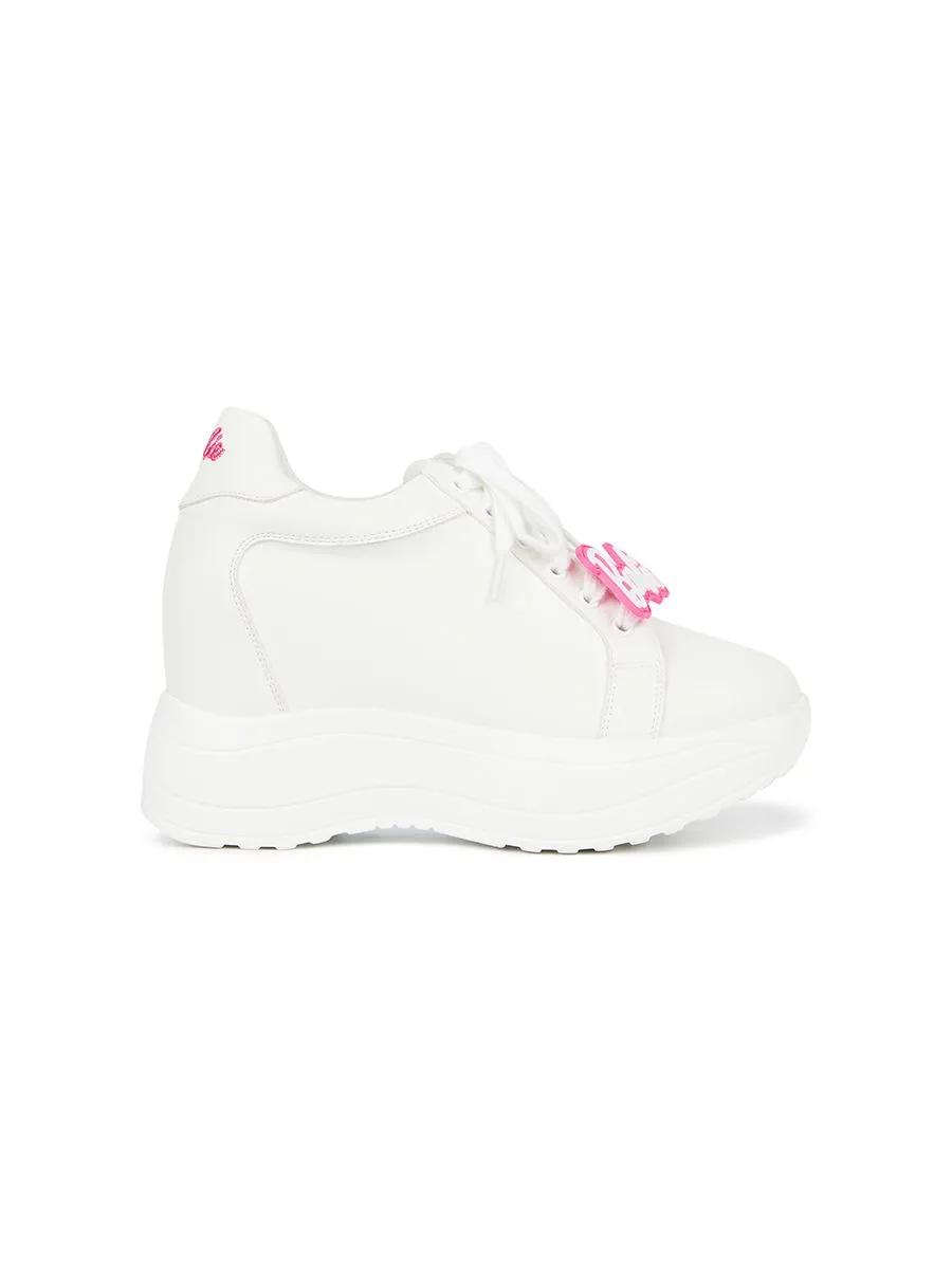 SHU WOMEN  X BARBIE SNEAKERS PLATFORM 4"  -WHITE SHU WOMEN  X BARBIE SNEAKERS PLATFORM 4"  -WHITE