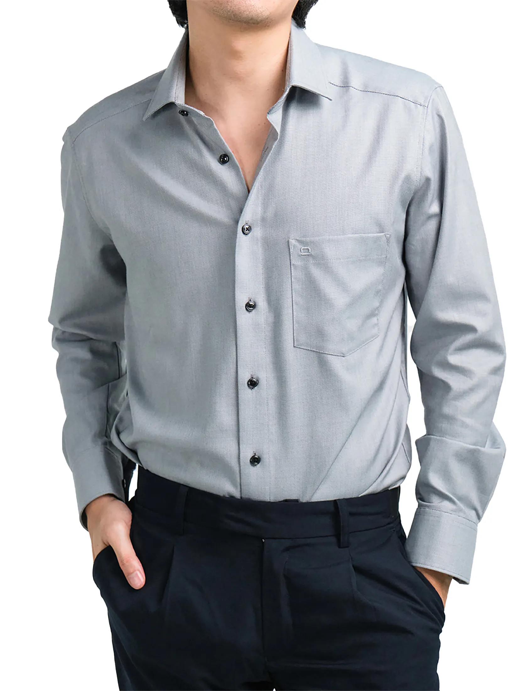 OLYMP MEN SHIRT LONG SLEEVES BUSINESS SHIRT MODERN FIT EASY IRON GREY OLYMP MEN SHIRT LONG SLEEVES BUSINESS SHIRT MODERN FIT EASY IRON GREY