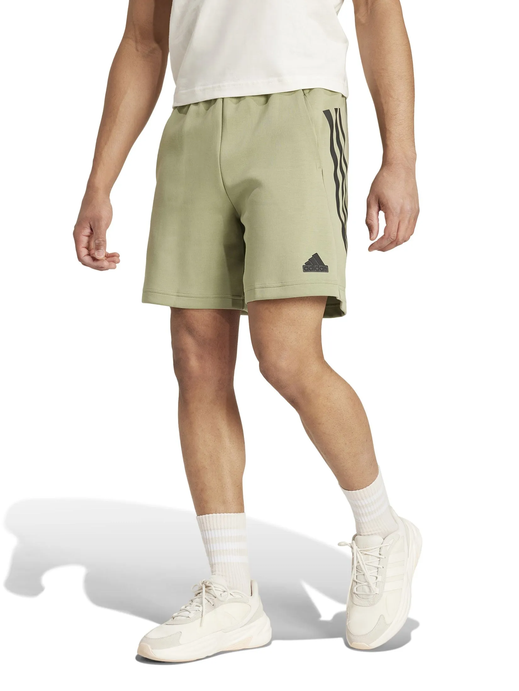 ADIDAS Men Shorts Future Icons 3-Stripes Tent Green ADIDAS Men Shorts Future Icons 3-Stripes Tent Green