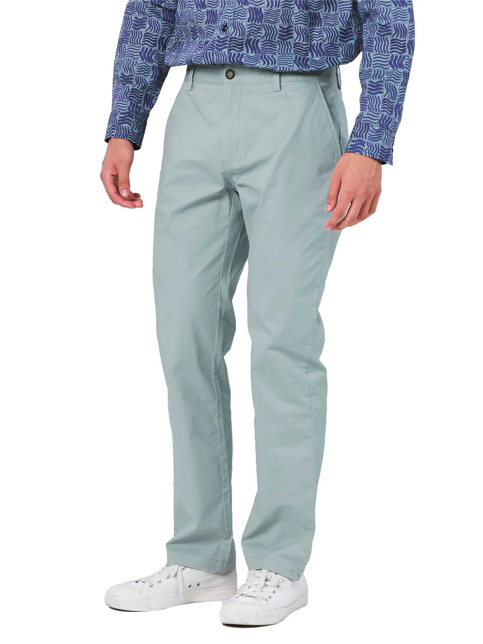 JOHN HENRY Men's Pants (Regular Fit) REJUVENATE VACATION Green JOHN HENRY Men's Pants (Regular Fit) REJUVENATE VACATION Green