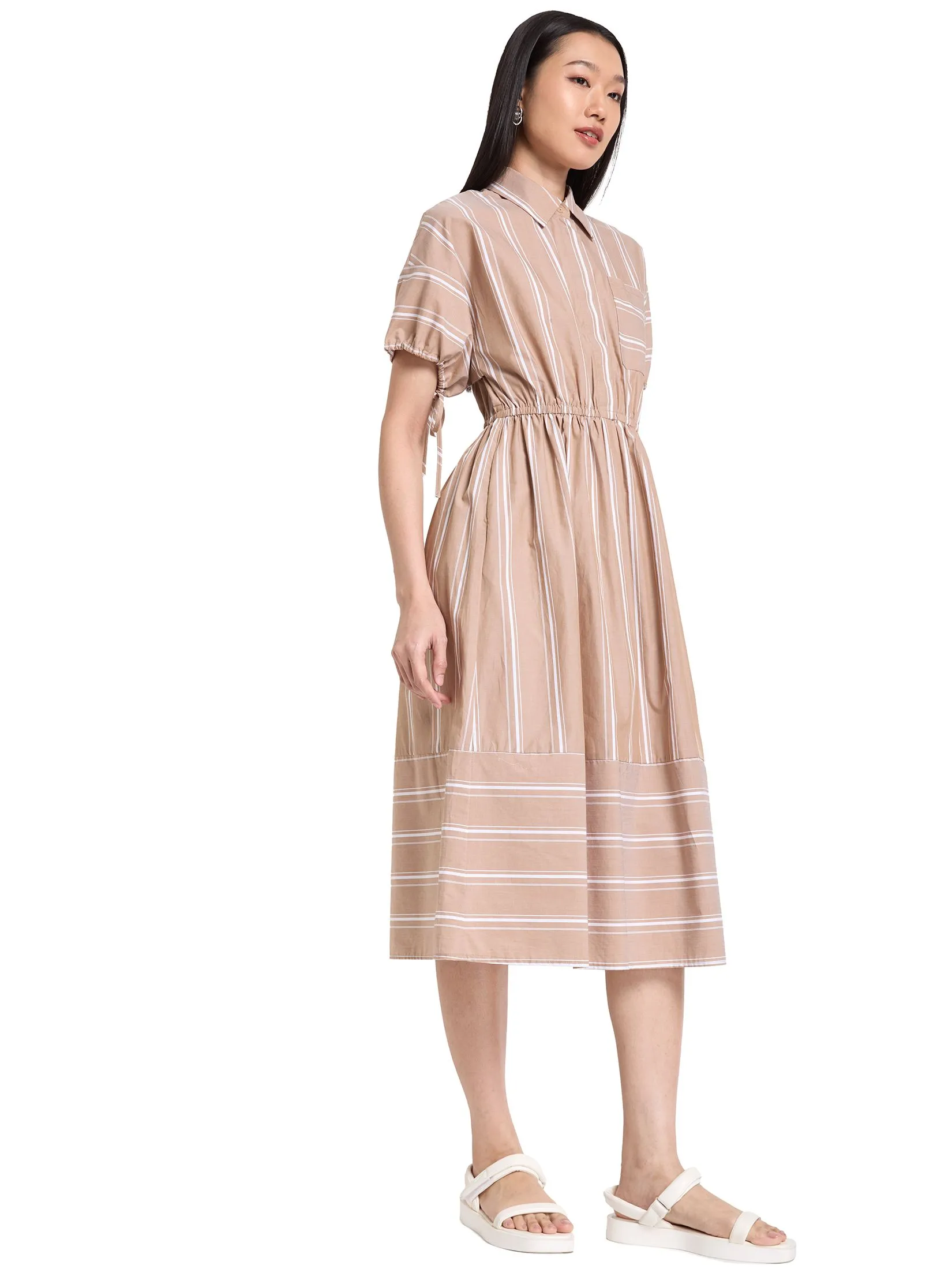 NEXT PHASE Women Maxi Dress Short Sleeves Print NEXT PHASE Women Maxi Dress Short Sleeves Print