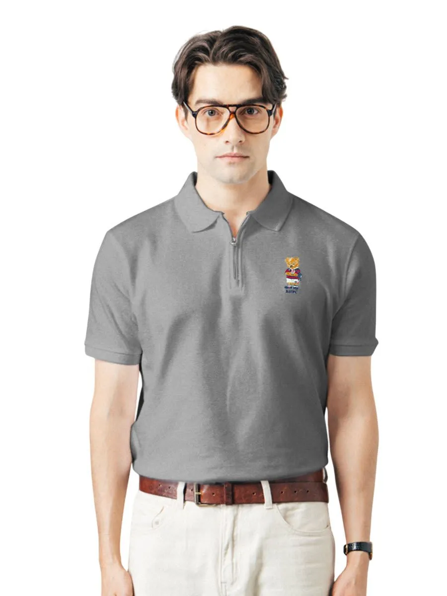 BEVERLY HILLS POLO CLUB Grey Men Polo Shirts Model BN2B166 BEVERLY HILLS POLO CLUB Grey Men Polo Shirts Model BN2B166