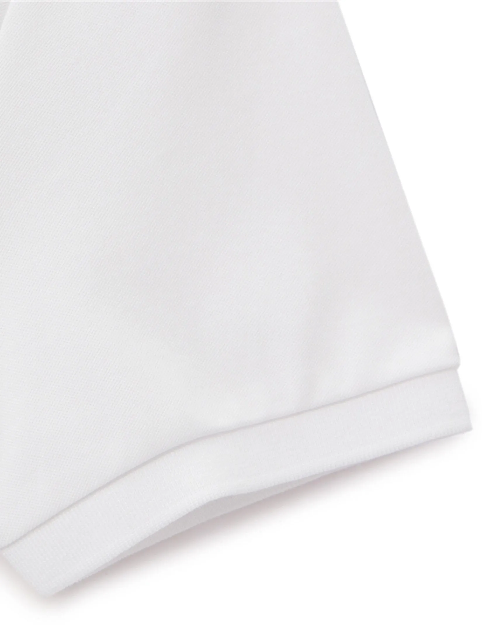 GIORDANO Men's Slim Pique Cool Polo Signature White GIORDANO Men's Slim Pique Cool Polo Signature White