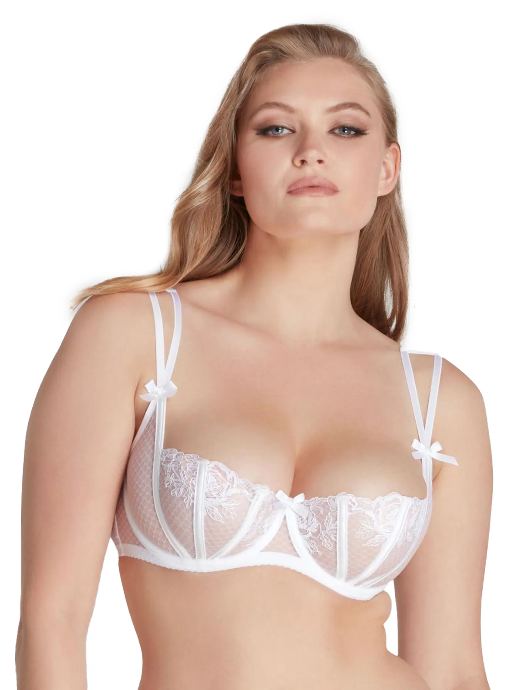 AGENT PROVOCATEUR Women Bra Rosia Balconette Underwired White AGENT PROVOCATEUR Women Bra Rosia Balconette Underwired White