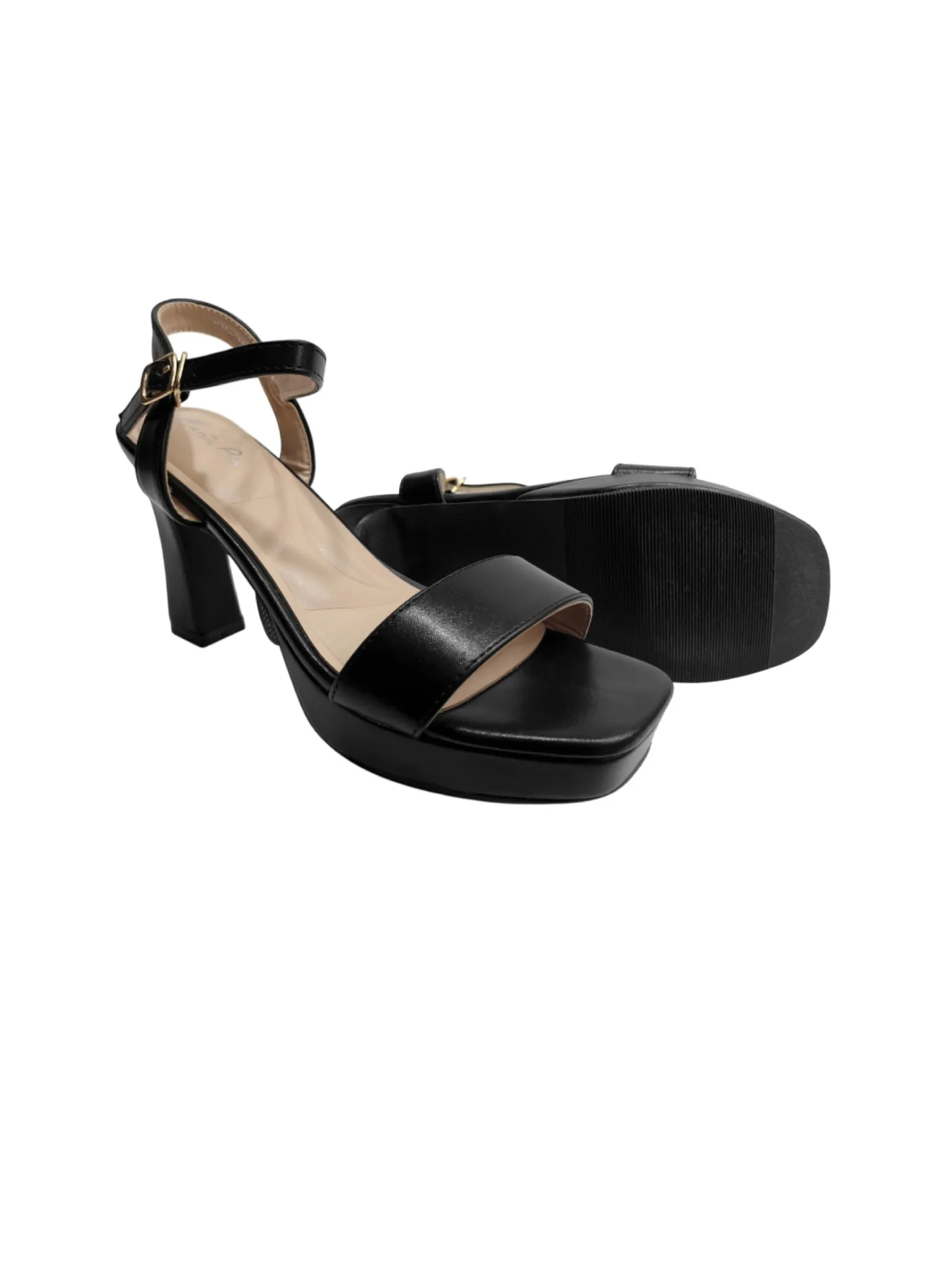 MARIA PIA High-Heeled Sandals, Model M76-25672 Black MARIA PIA High-Heeled Sandals, Model M76-25672 Black