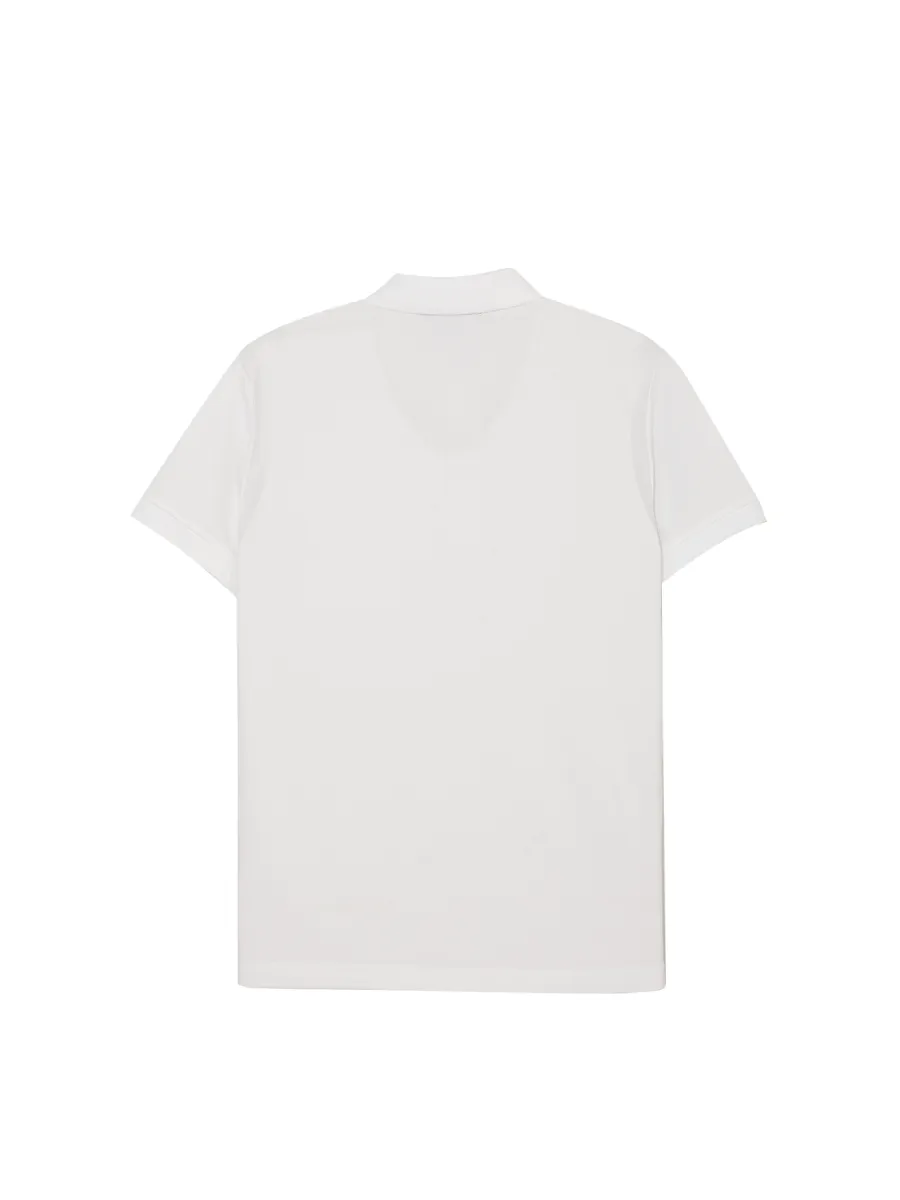 ELLE HOMME Men Polo shirt short sleeves Smart fit W8K911 - White ELLE HOMME Men Polo shirt short sleeves Smart fit W8K911 - White