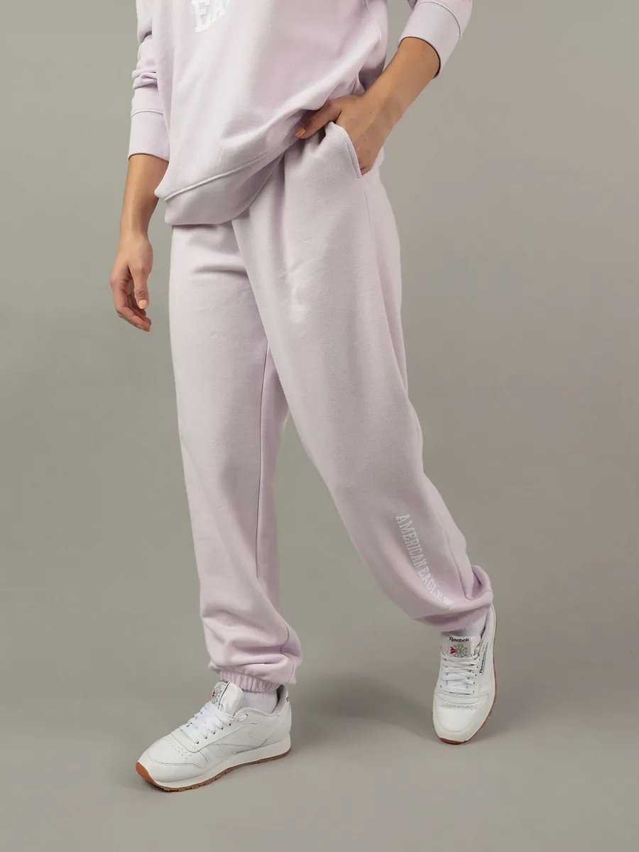 American Eagle WOMEN  INTL KI BAGGY JOGGER 575 LILAC ICE American Eagle WOMEN  INTL KI BAGGY JOGGER 575 LILAC ICE