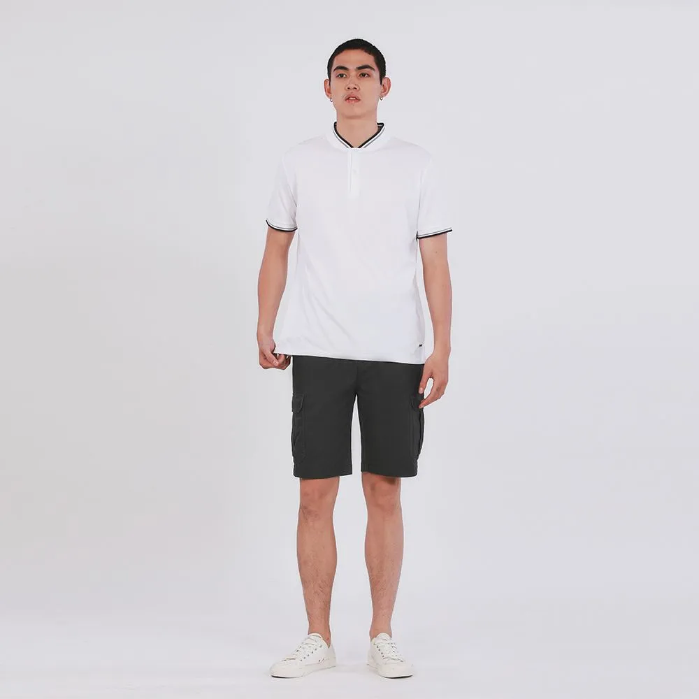JOHN HENRY Men's Polo (Slim Fit) ESSENTIALS White JOHN HENRY Men's Polo (Slim Fit) ESSENTIALS White