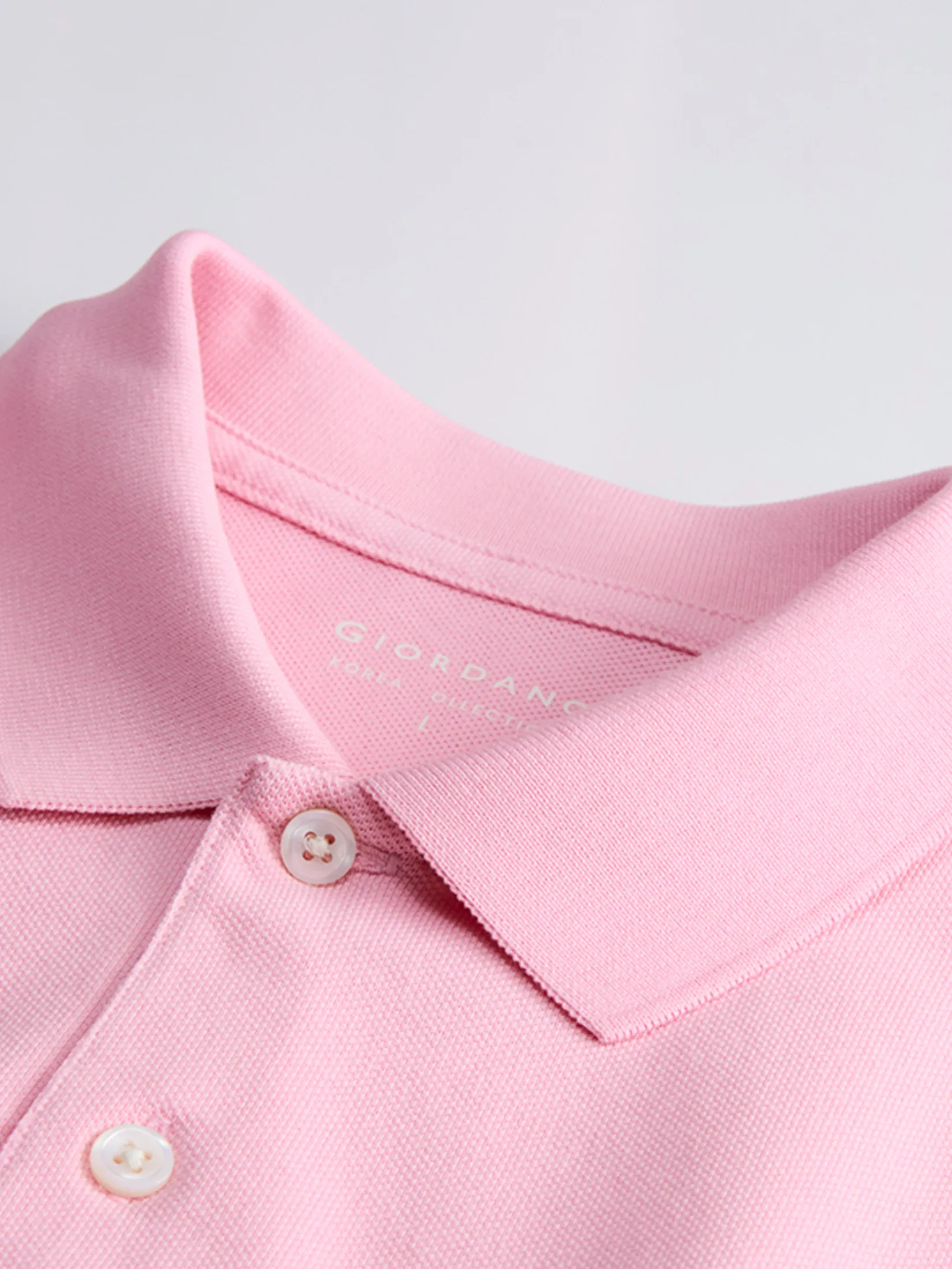 GIORDANO Men s Online Exclusive Pique Polo Shirt (Korea) Pink GIORDANO Men s Online Exclusive Pique Polo Shirt (Korea) Pink