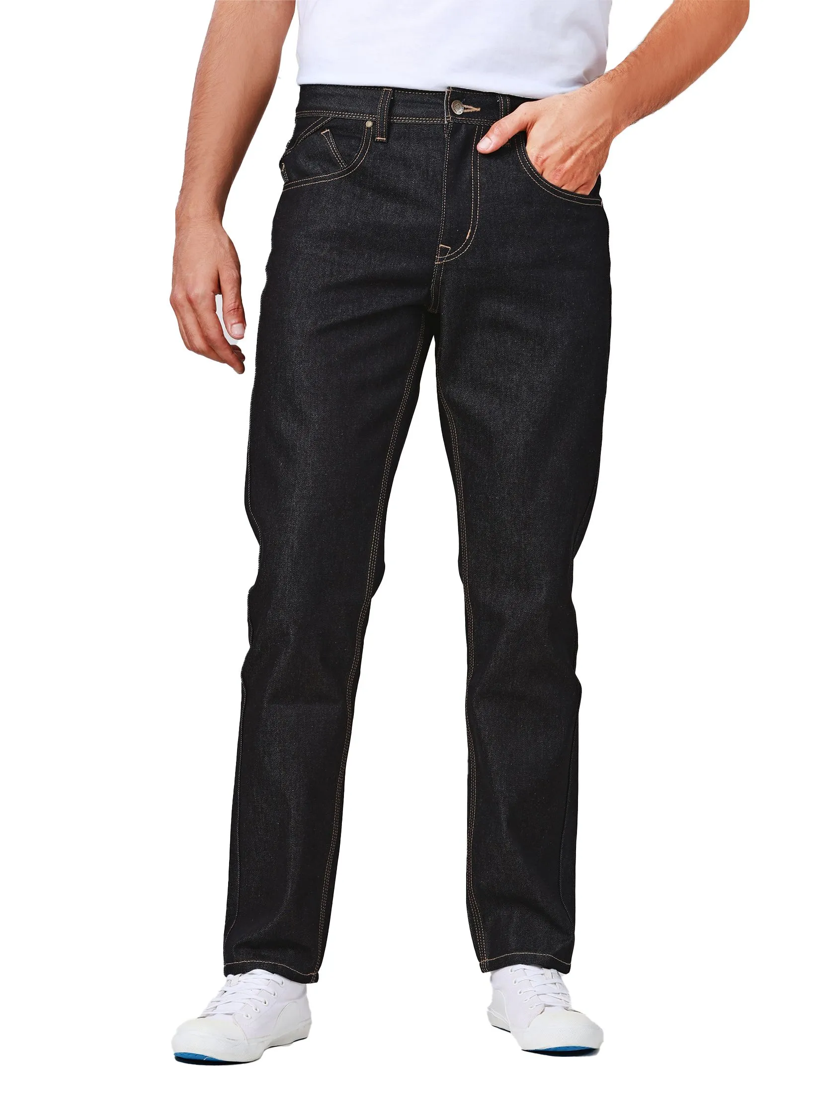 JOHN HENRY Men's Jeans (Straight Fit) DENIM Dark Indigo JOHN HENRY Men's Jeans (Straight Fit) DENIM Dark Indigo