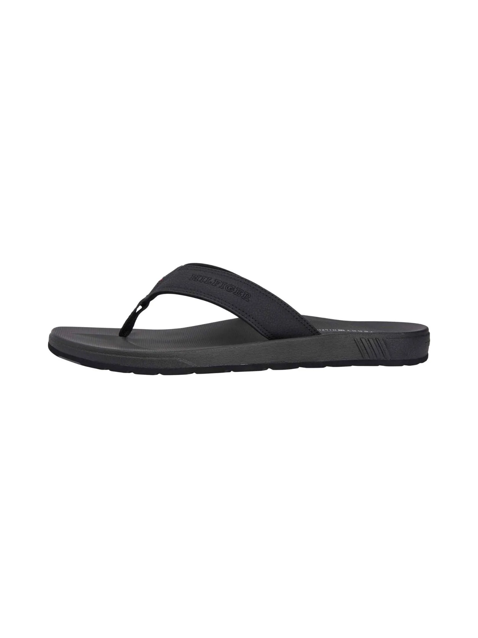 TOMMY HILFIGER Men FLIP FLOP BLACK TOMMY HILFIGER Men FLIP FLOP BLACK