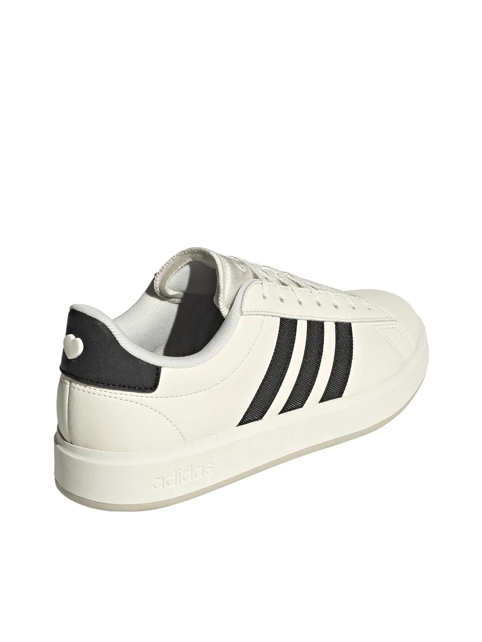 ADIDAS Women Sneakers Grand Court 2.0 JS4383 Off White / Core Black / Clear Pink ADIDAS Women Sneakers Grand Court 2.0 JS4383 Off White / Core Black / Clear Pink