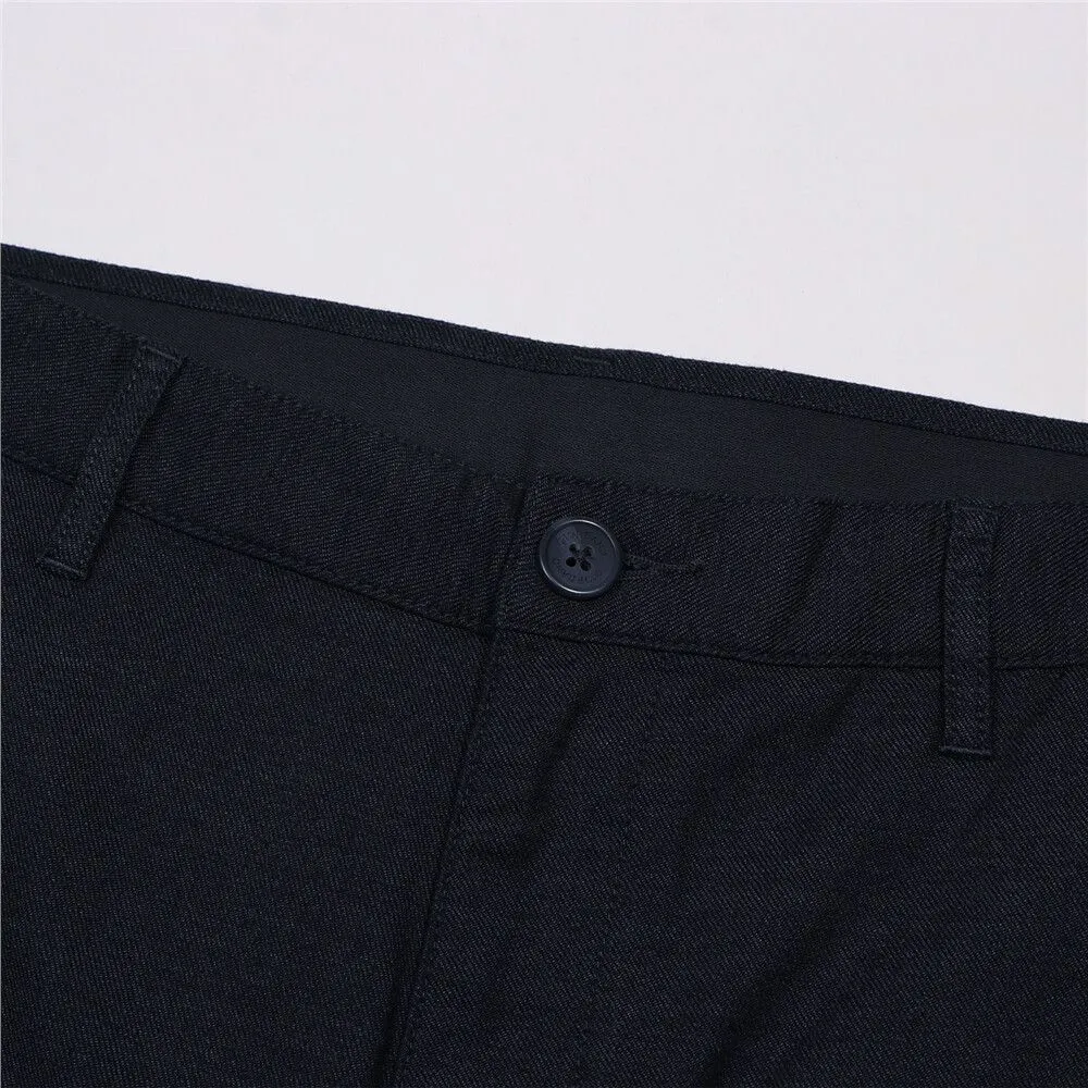 GIORDANO Grey Men's Super Stretch Low Rise Slim Easy Care Pants (180° Expandable Waistband) GIORDANO Grey Men's Super Stretch Low Rise Slim Easy Care Pants (180° Expandable Waistband)